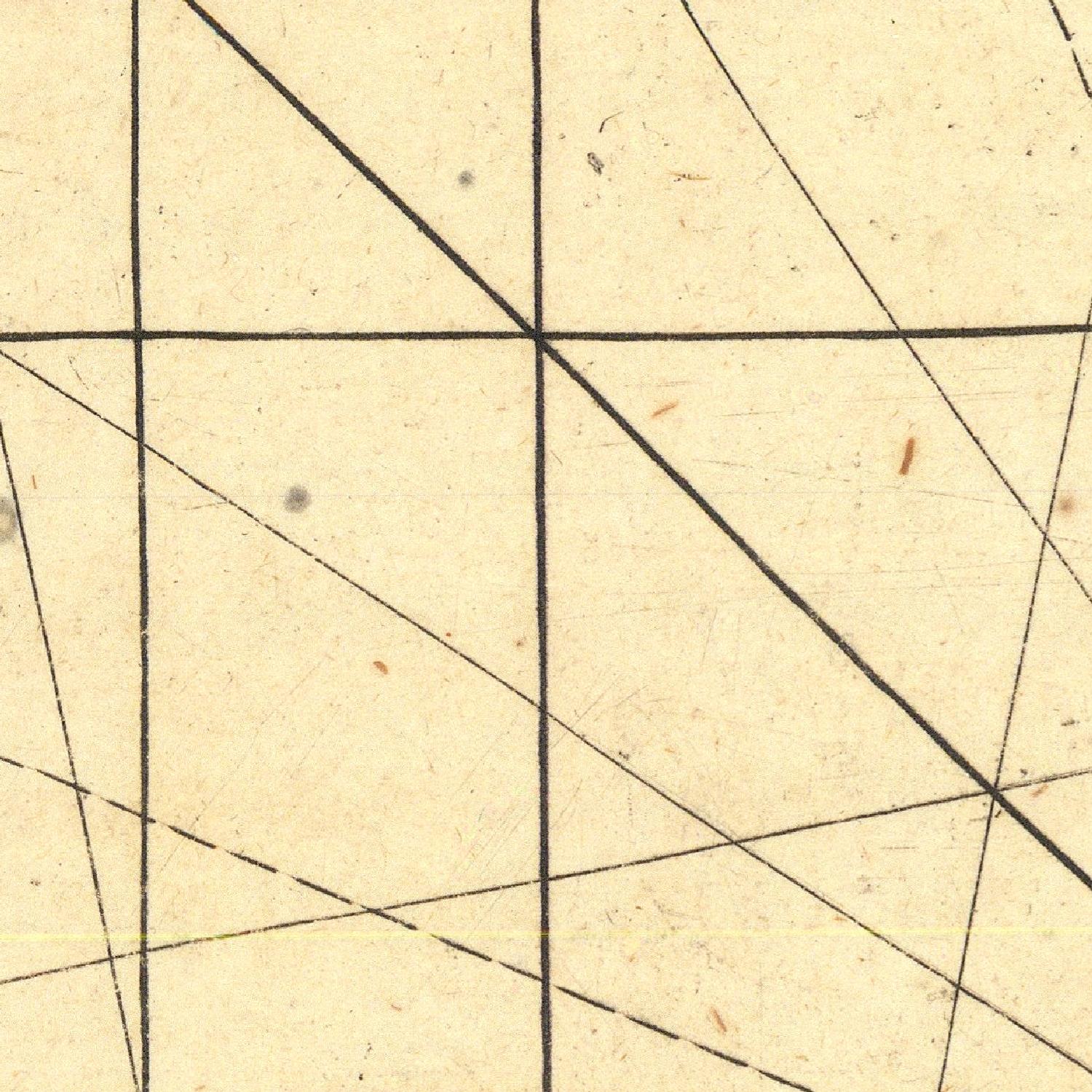 Geometric pattern with intersecting lines on a textured beige background