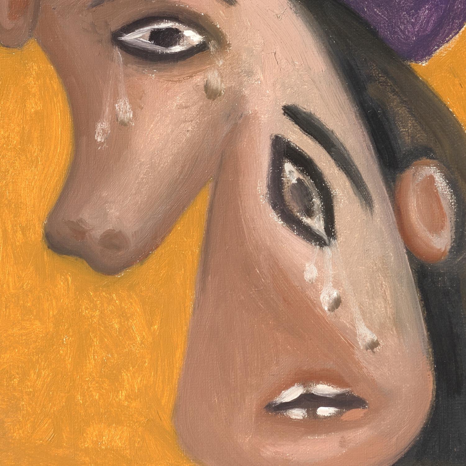 detail of the fine art reproduction from the centre 
