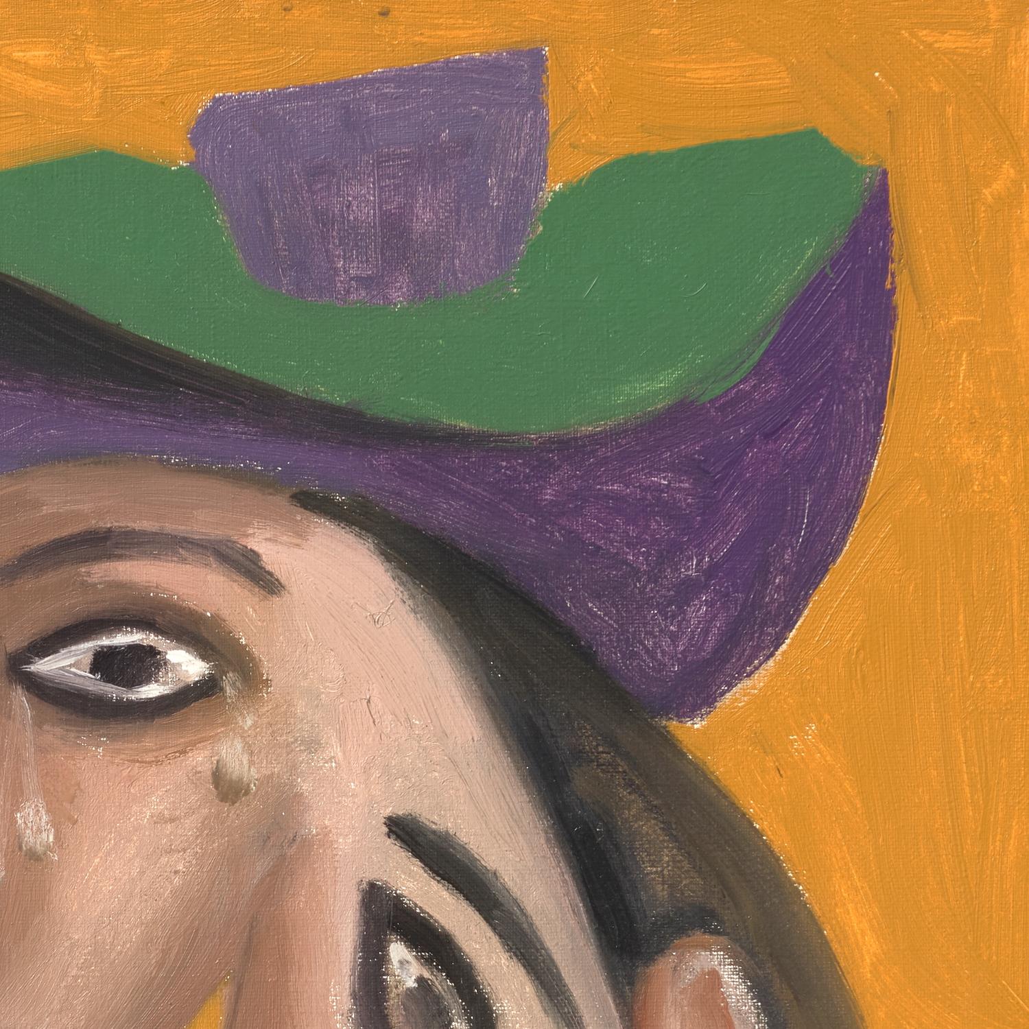 detail of the fine art reproduction from the top right corner
