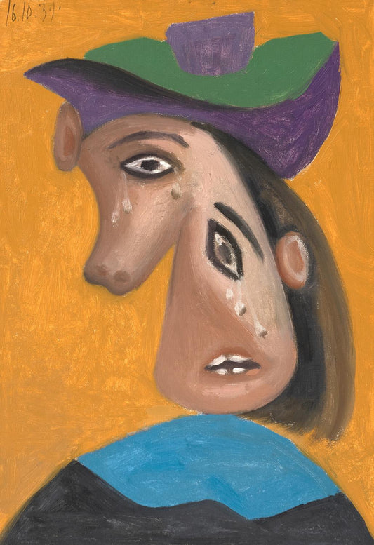 presentation of the fine art reproduction without a frame
