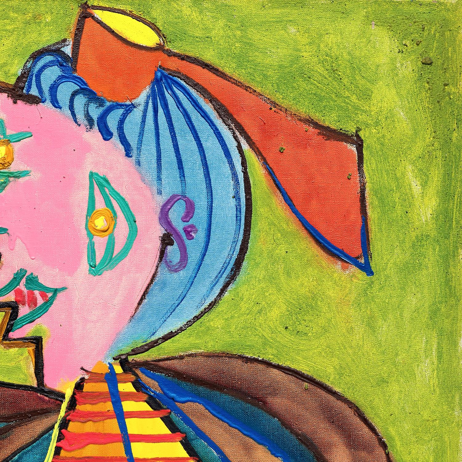 detail of the fine art reproduction from the top right corner
