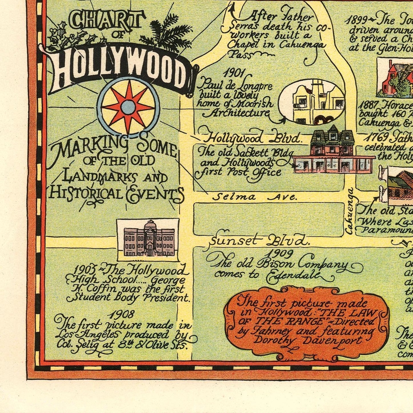 detail of the map from the bottom left corner
