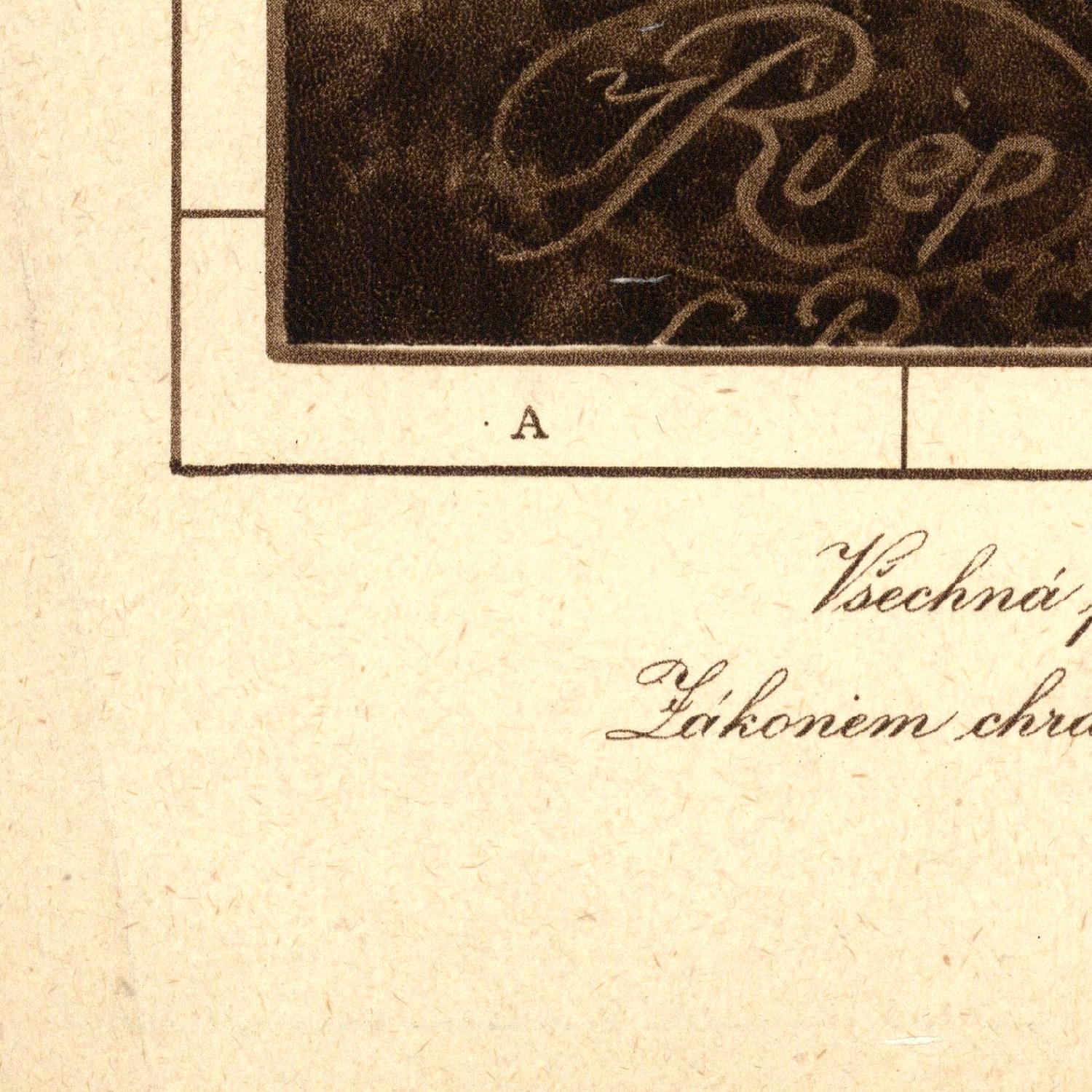 Close-up of a signature and text on a textured paper background