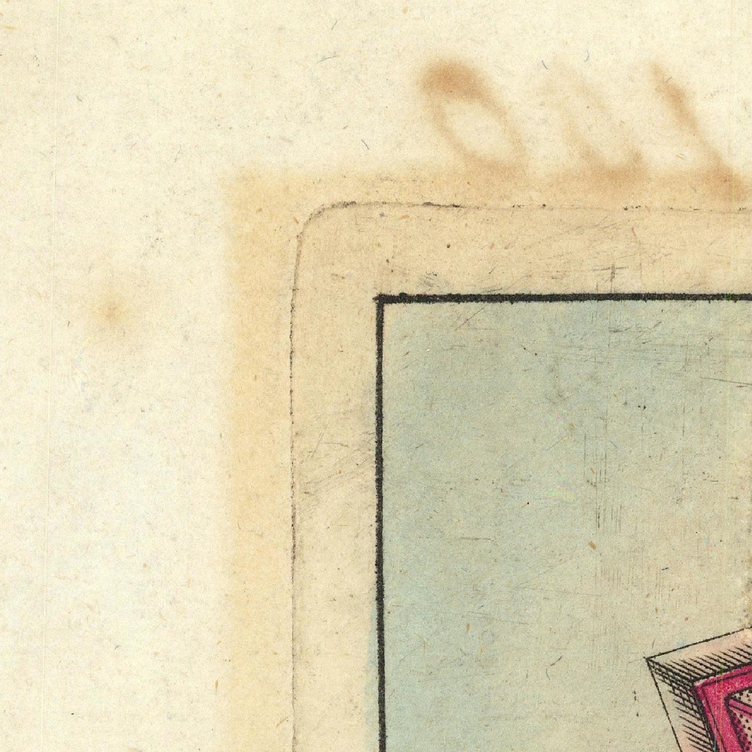 detail of the map from the top left corner
