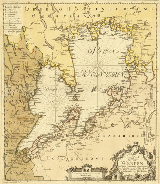 presentation of the map reproduction without a frame
