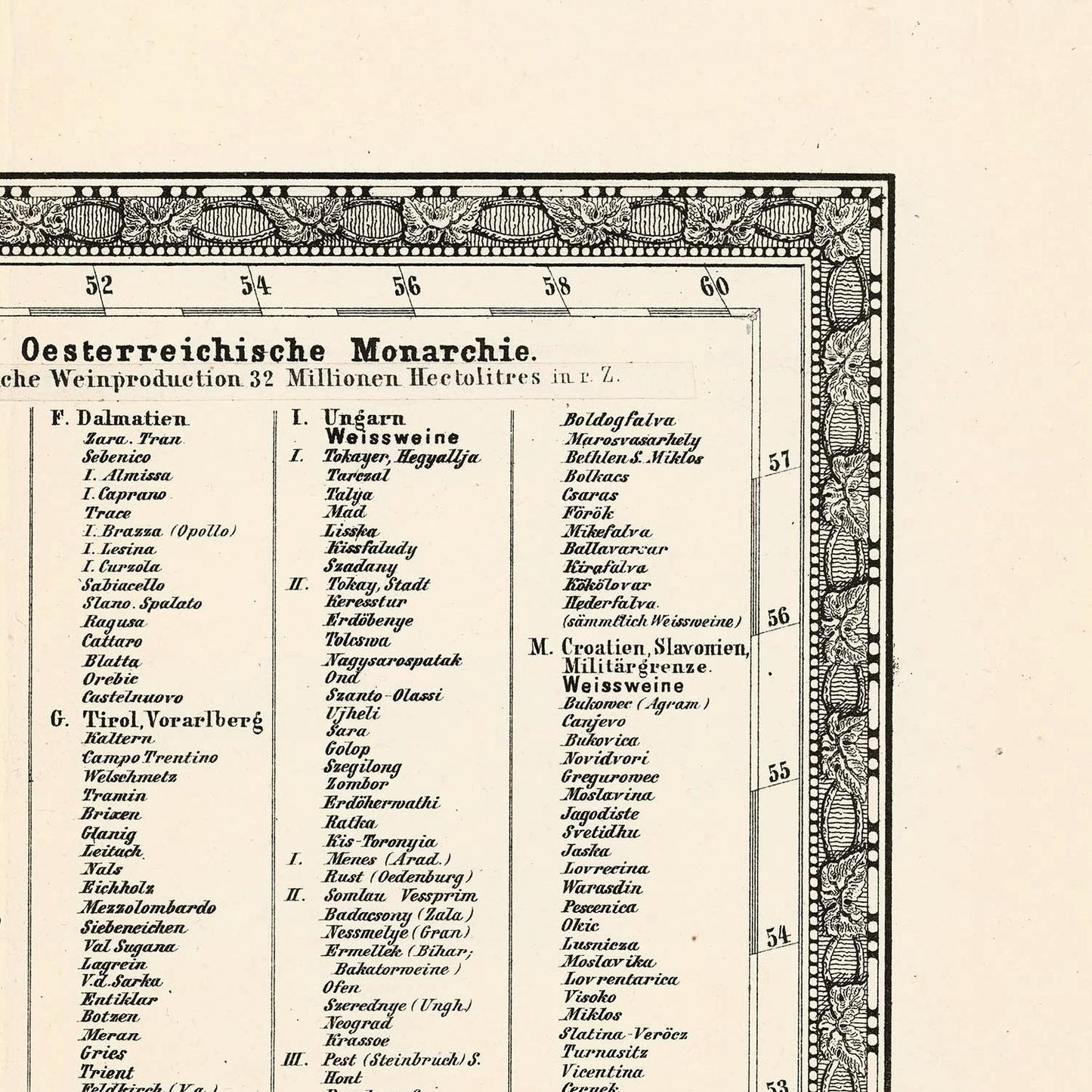 Vintage document with text and decorative elements on a beige background