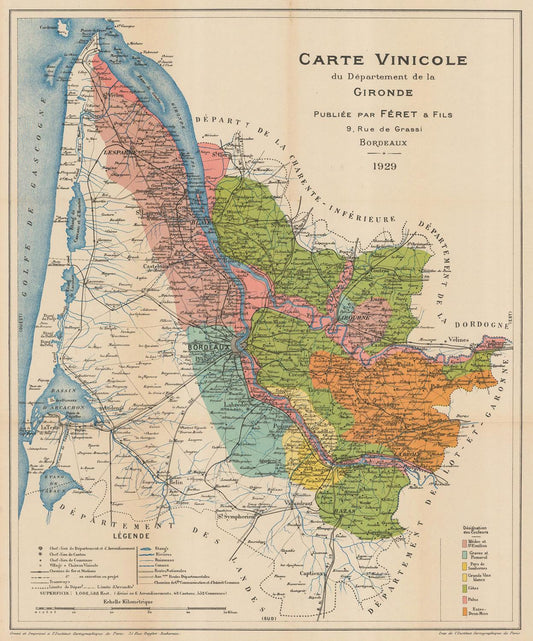 presentation of the map reproduction without a frame
