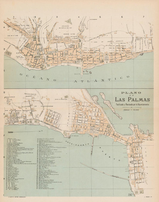 presentation of the map reproduction without a frame
