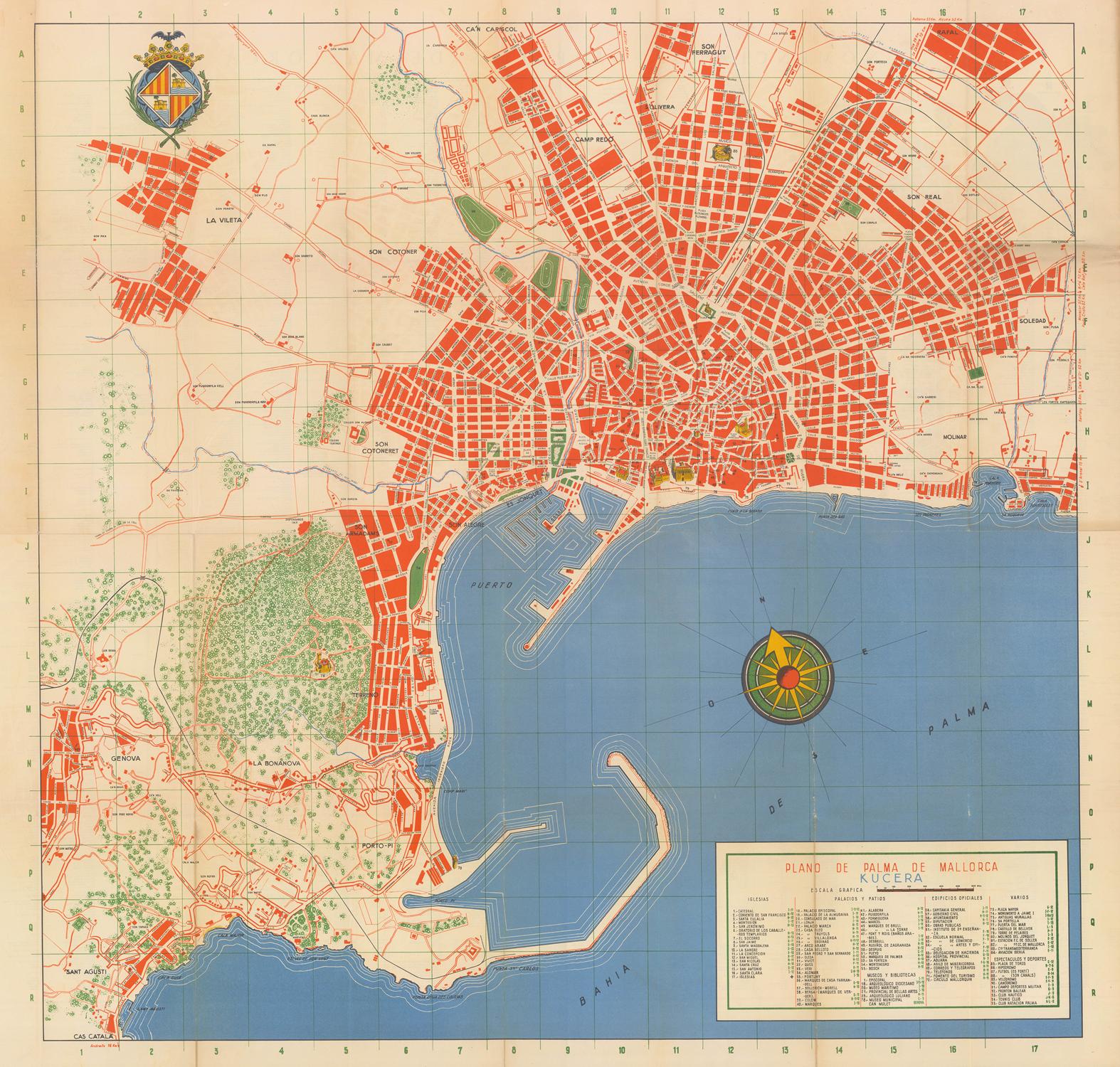 presentation of the map reproduction without a frame

