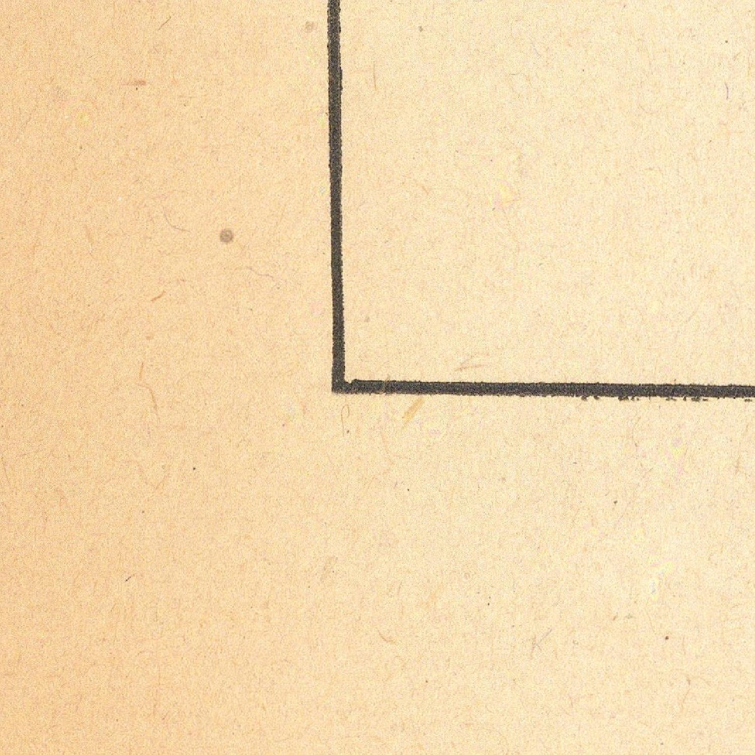 Corner of a textured beige paper with a black line