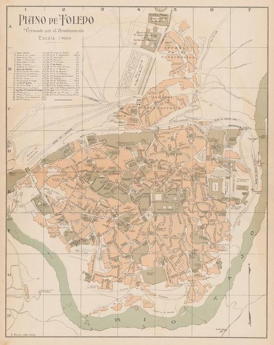 presentation of the map reproduction without a frame
