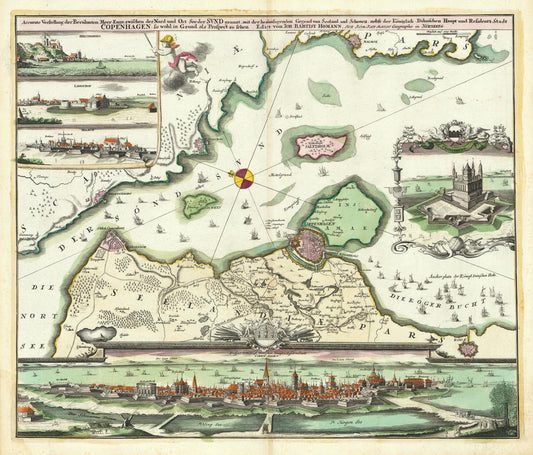 presentation of the map reproduction without a frame
