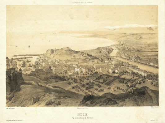 presentation of the engraving reproduction without a frame
