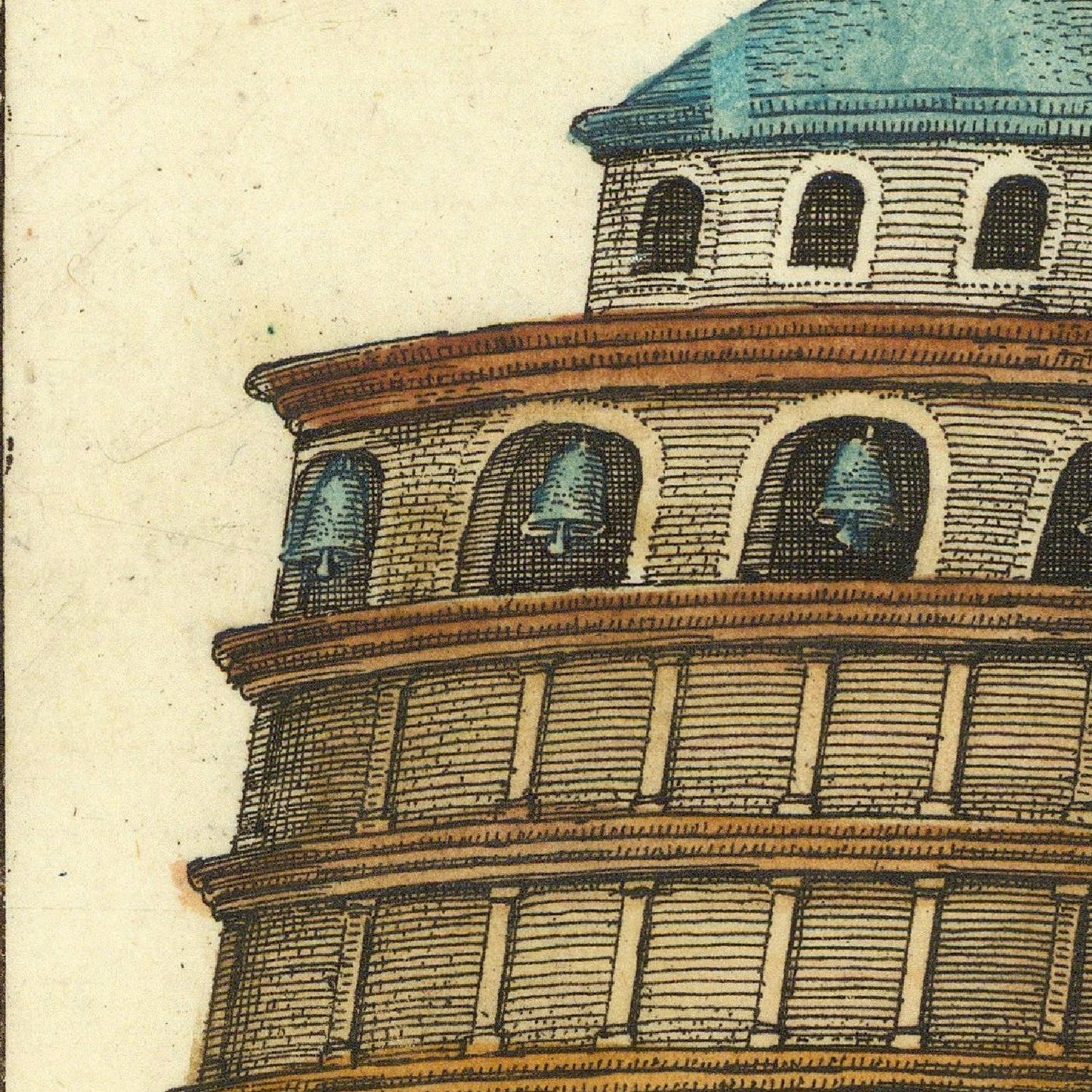 detail of the map from the centre left
