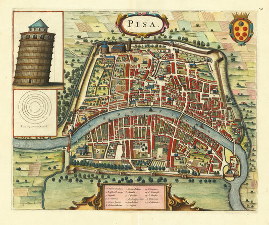 presentation of the map reproduction without a frame
