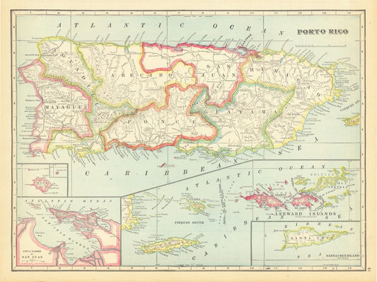 presentation of the map reproduction without a frame
