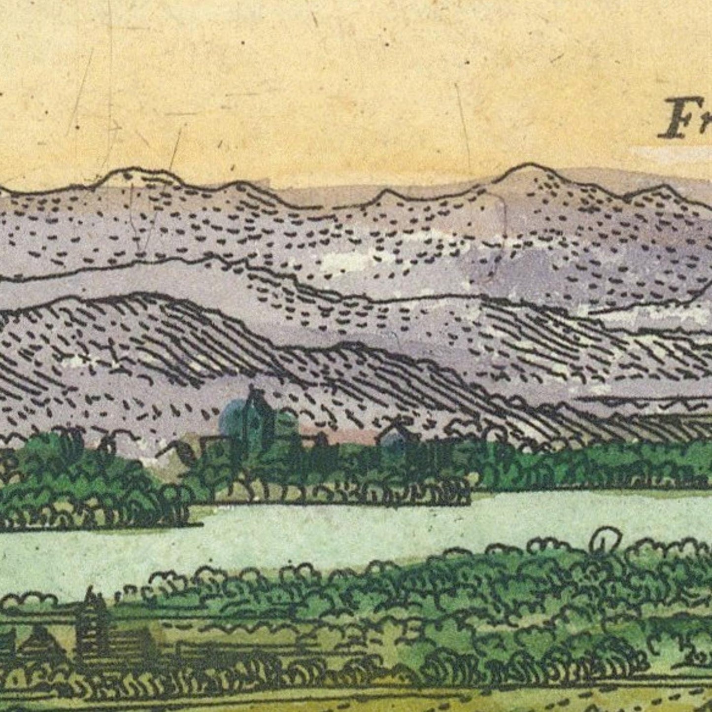 detail of the map from the centre left
