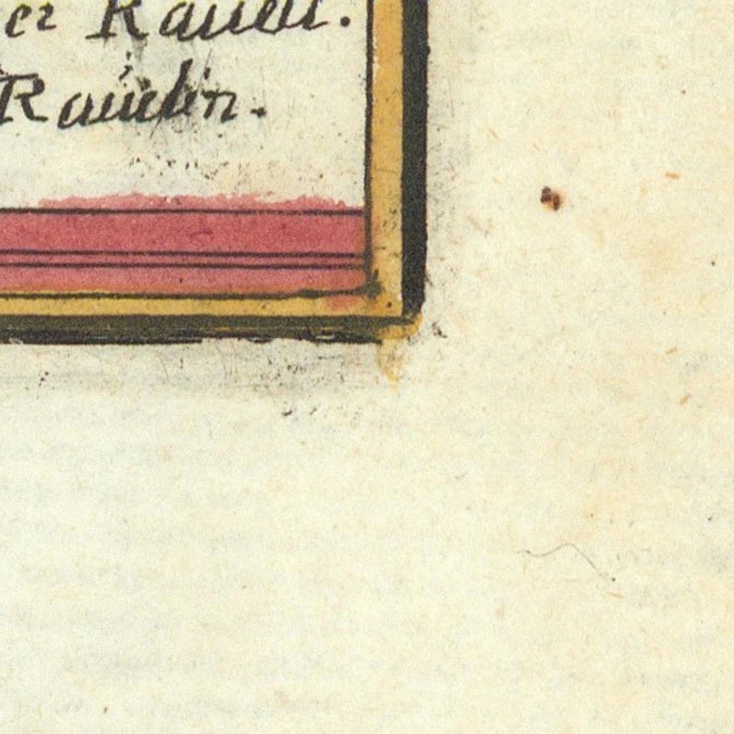 detail of the map from the bottom right corner
