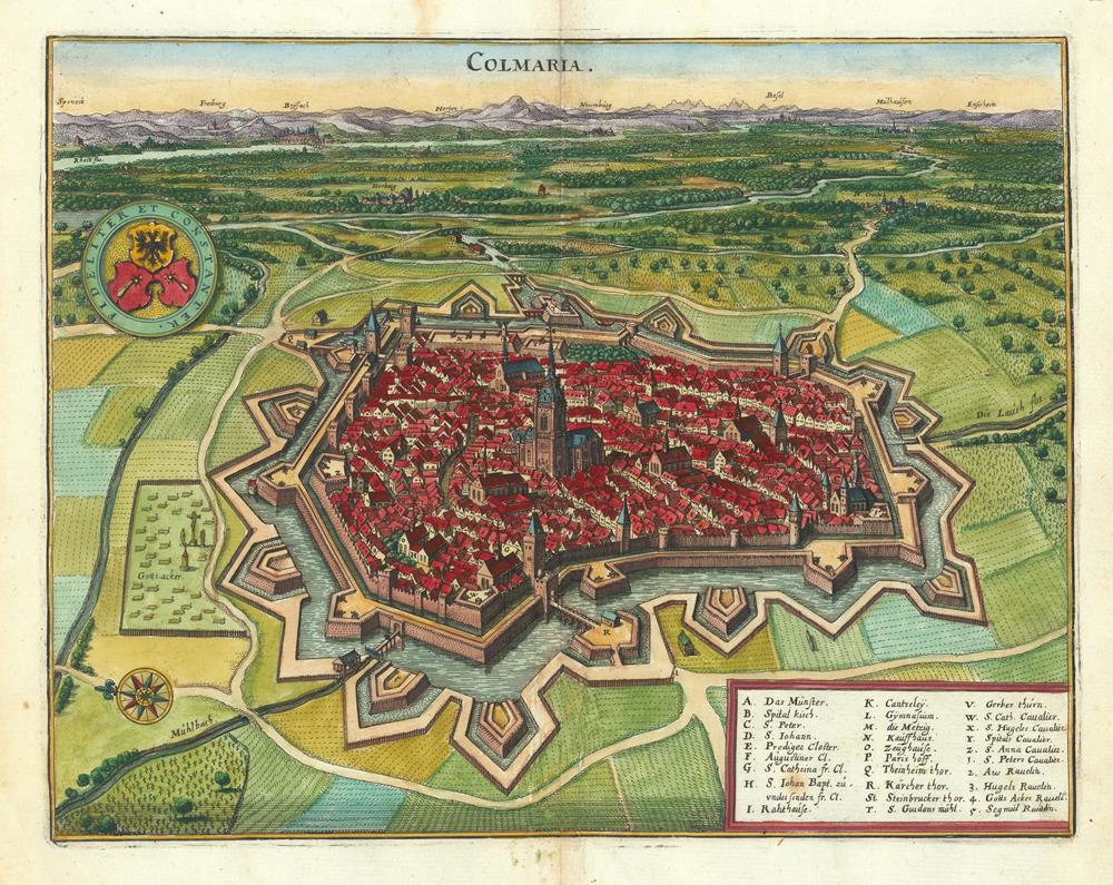 presentation of the map reproduction without a frame
