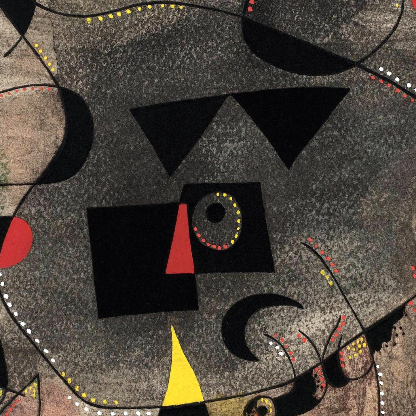Abstract art with geometric shapes and patterns