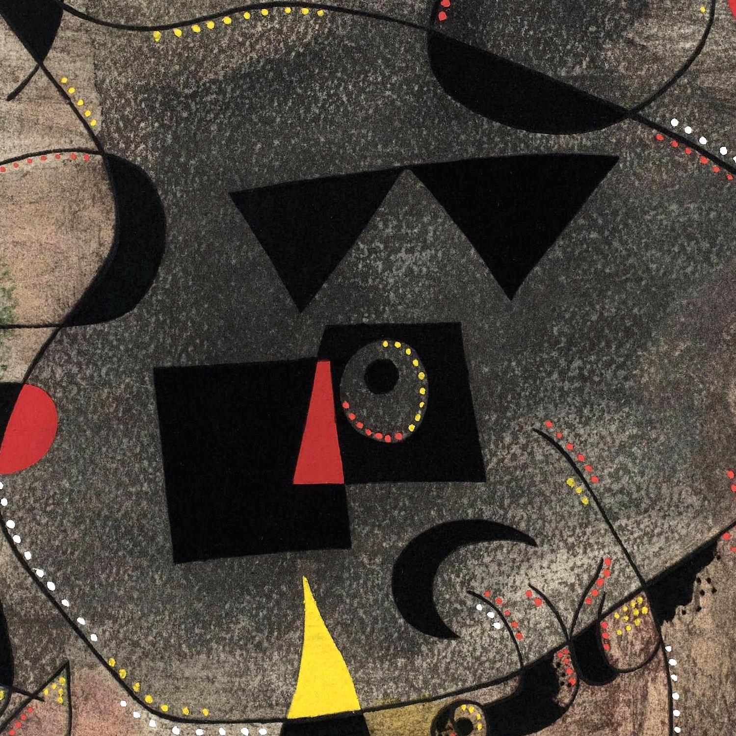 Abstract art with geometric shapes and patterns