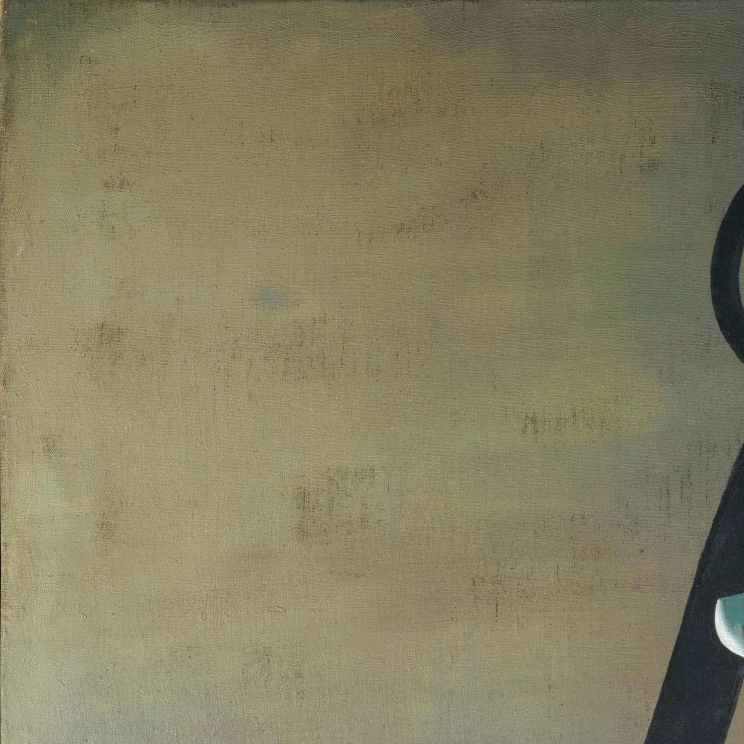 Abstract painting with a textured surface