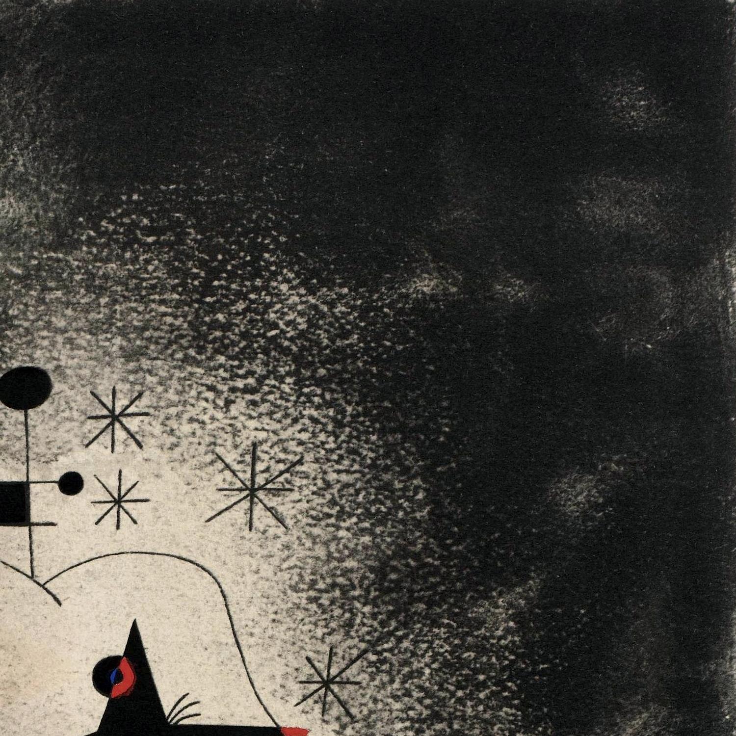 Abstract artwork with geometric shapes and a dark background