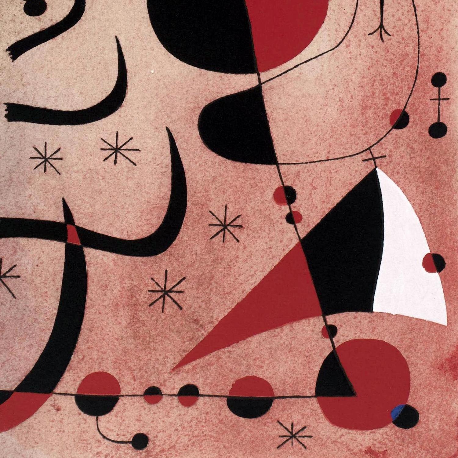 detail of the fine art reproduction from the top right corner
