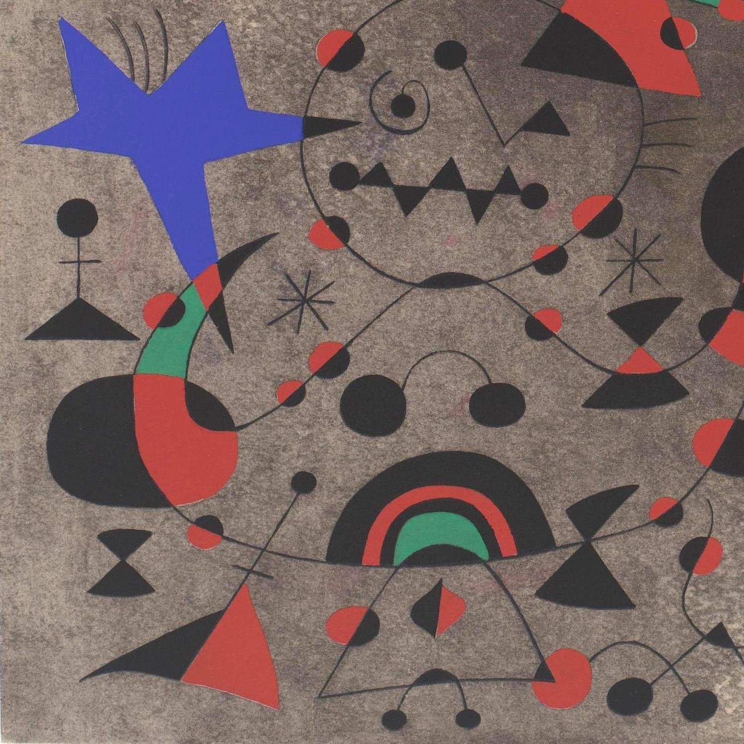 detail of the fine art reproduction from the bottom left corner
