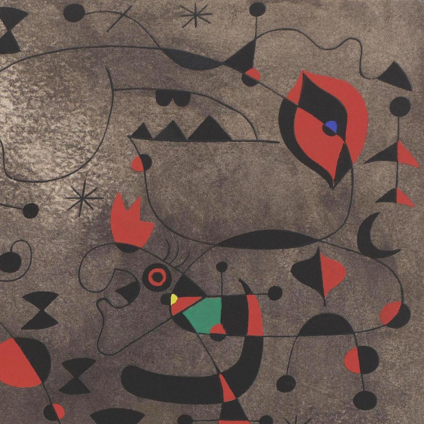 detail of the fine art reproduction from the top right corner
