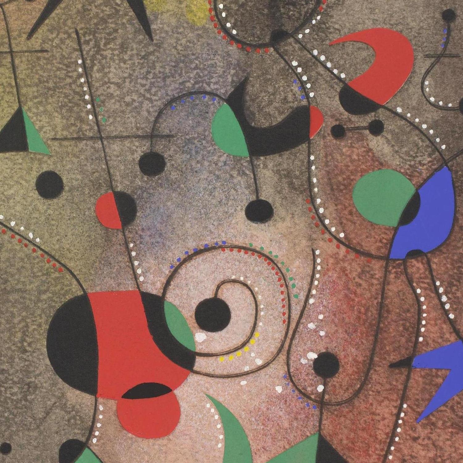 detail of the fine art reproduction from centre left
