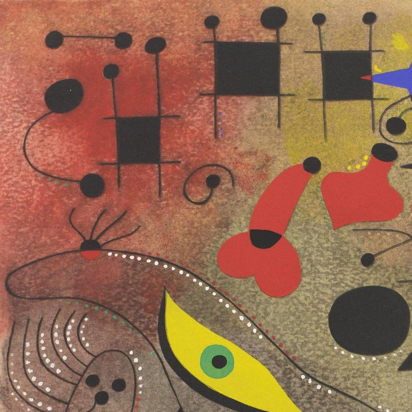 detail of the fine art reproduction from the top left
