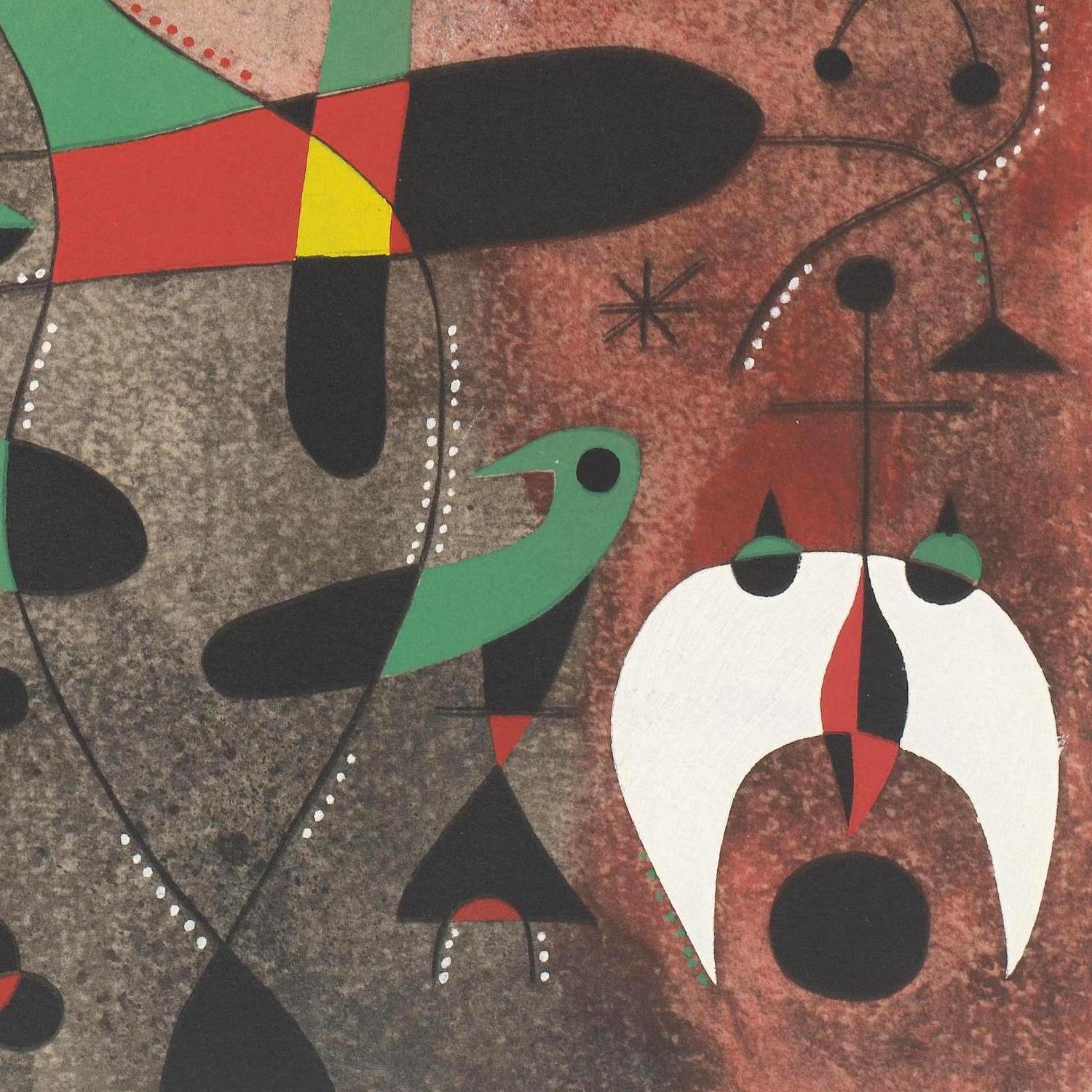 detail of the fine art reproduction from the bottom right corner
