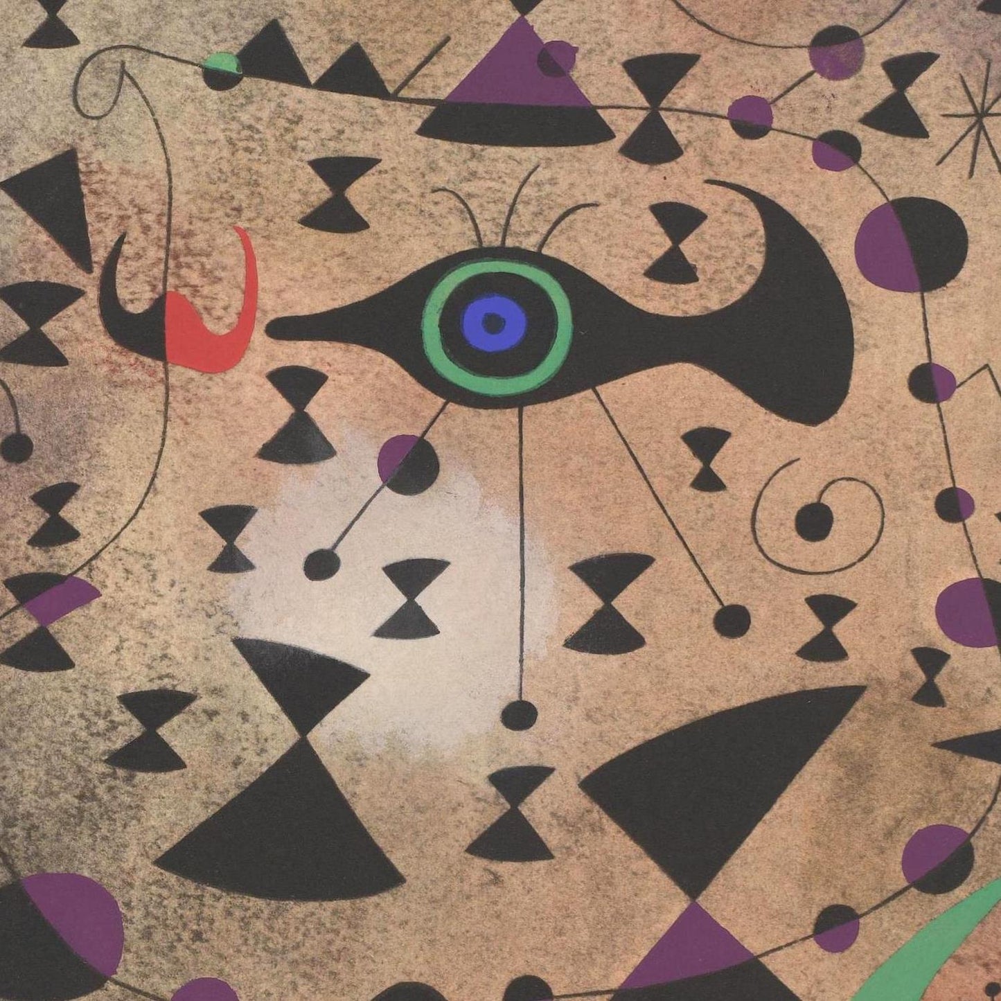 detail of the fine art reproduction from centre left
