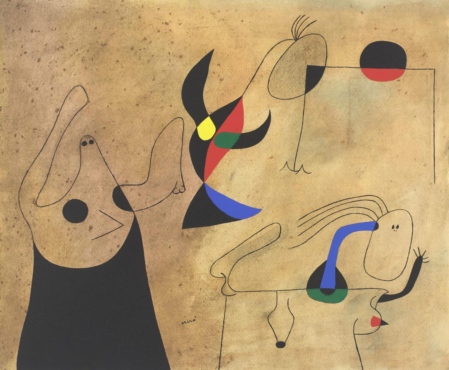 presentation of the fine art reproduction without a frame
