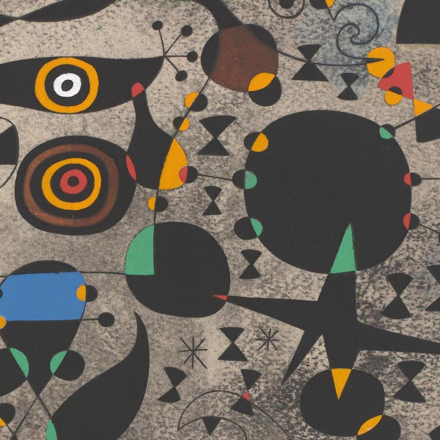 detail of the fine art reproduction from centre left
