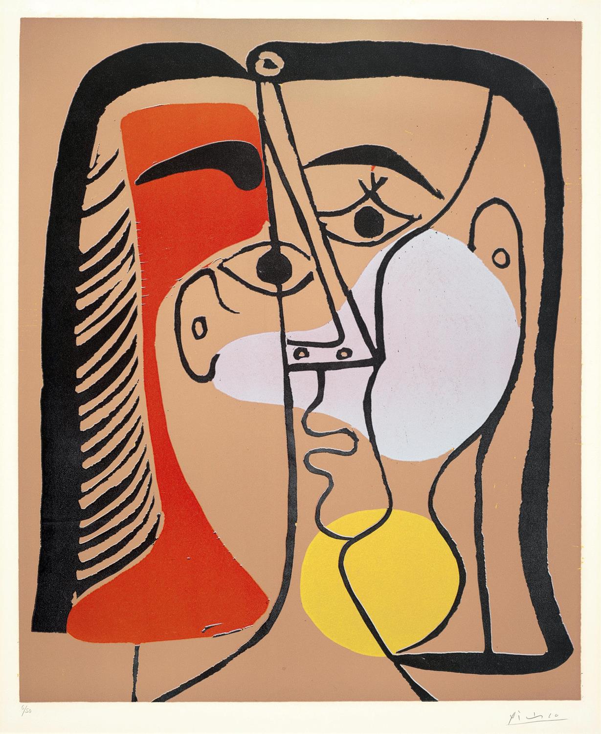 presentation of the fine art reproduction without a frame
