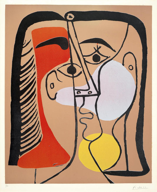 presentation of the fine art reproduction without a frame
