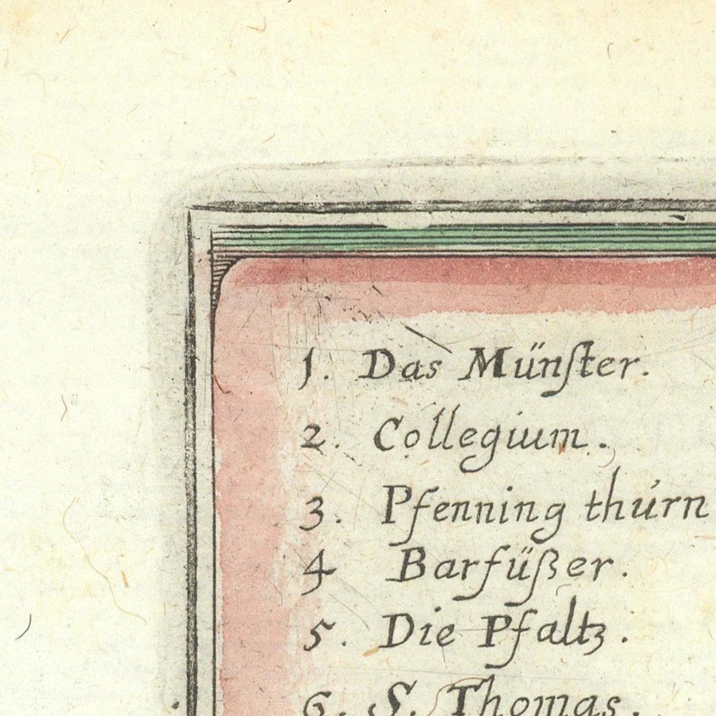 detail of the map from the top left corner
