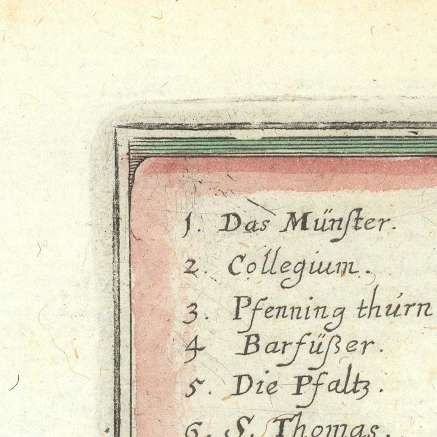 detail of the map from the top left corner
