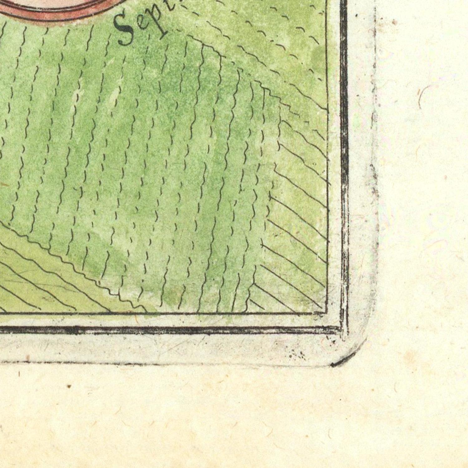 detail of the map from the bottom right corner
