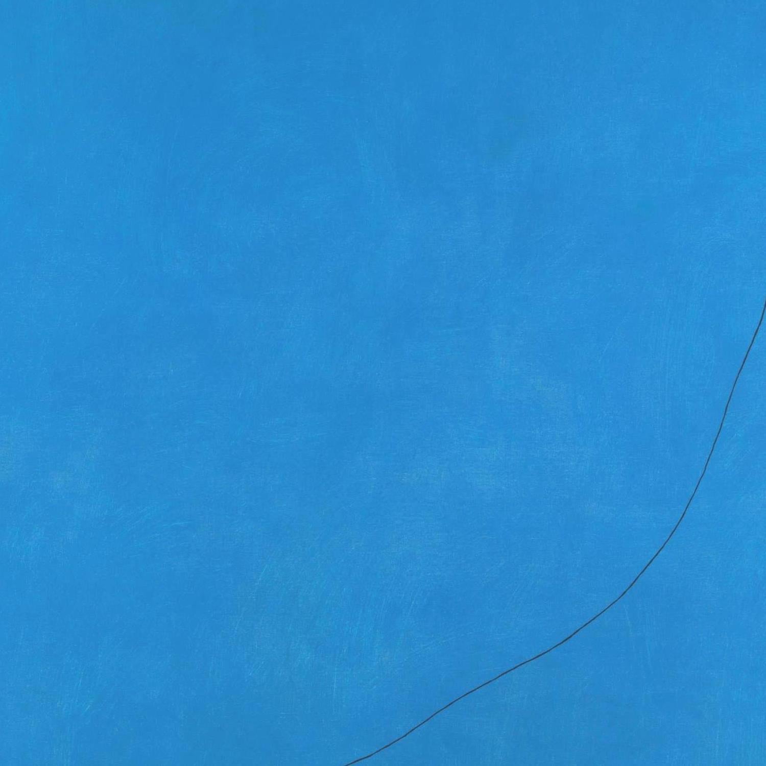 Solid blue color swatch with a thin black line