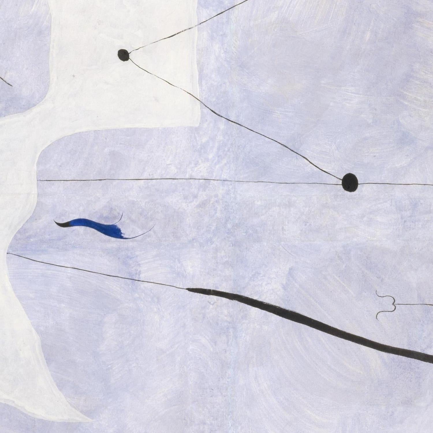 Abstract art with geometric shapes on a light gray background