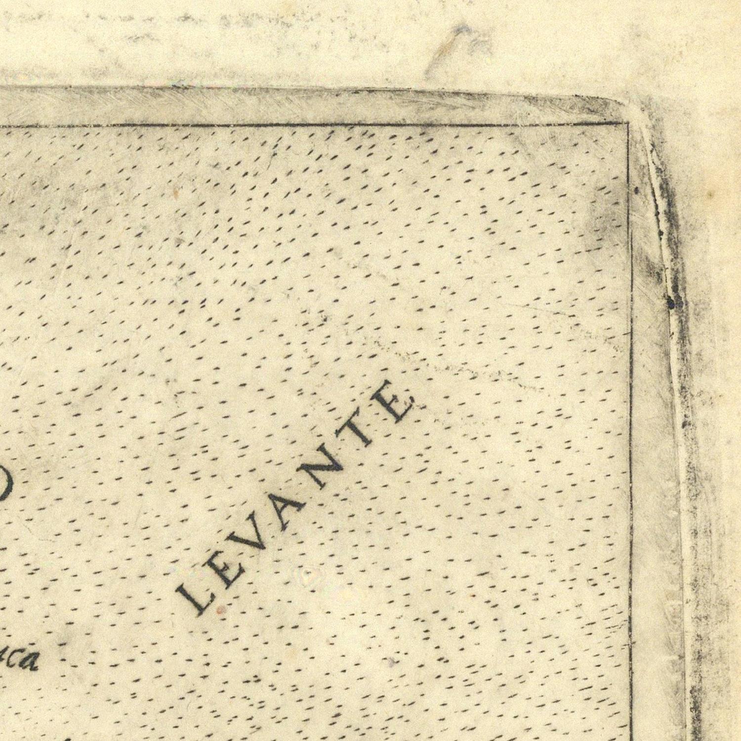 Text 'LEVANTE' on a textured beige background