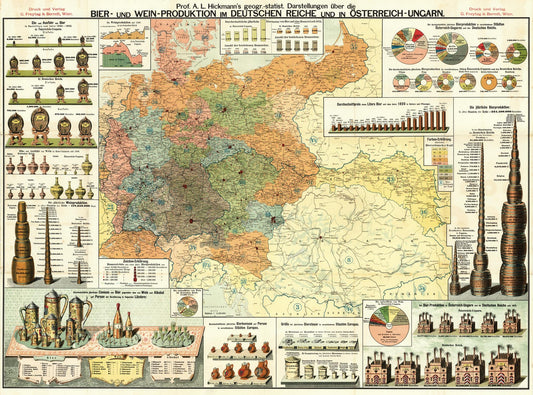 presentation of the map reproduction without a frame
