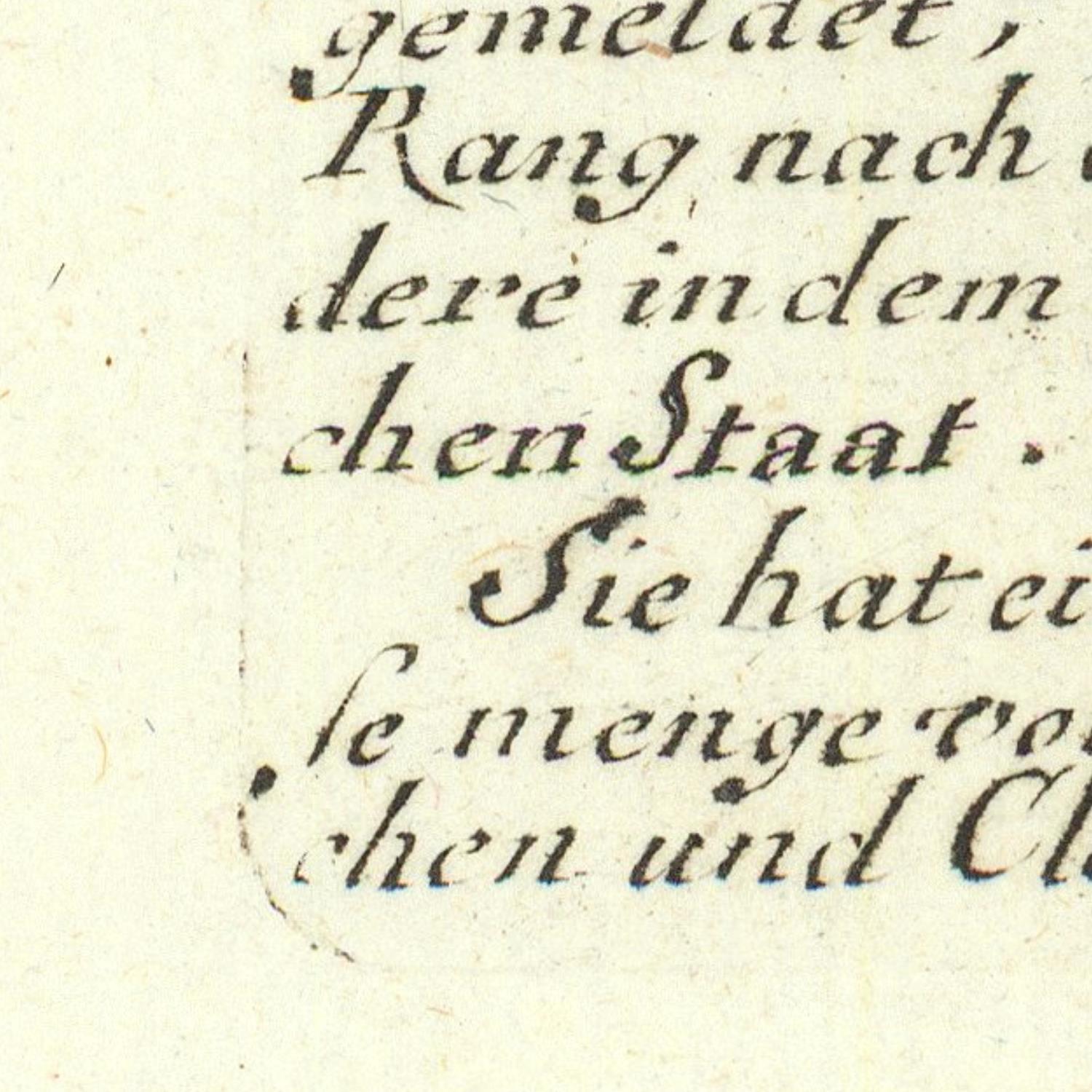 detail of the map from the bottom left corner
