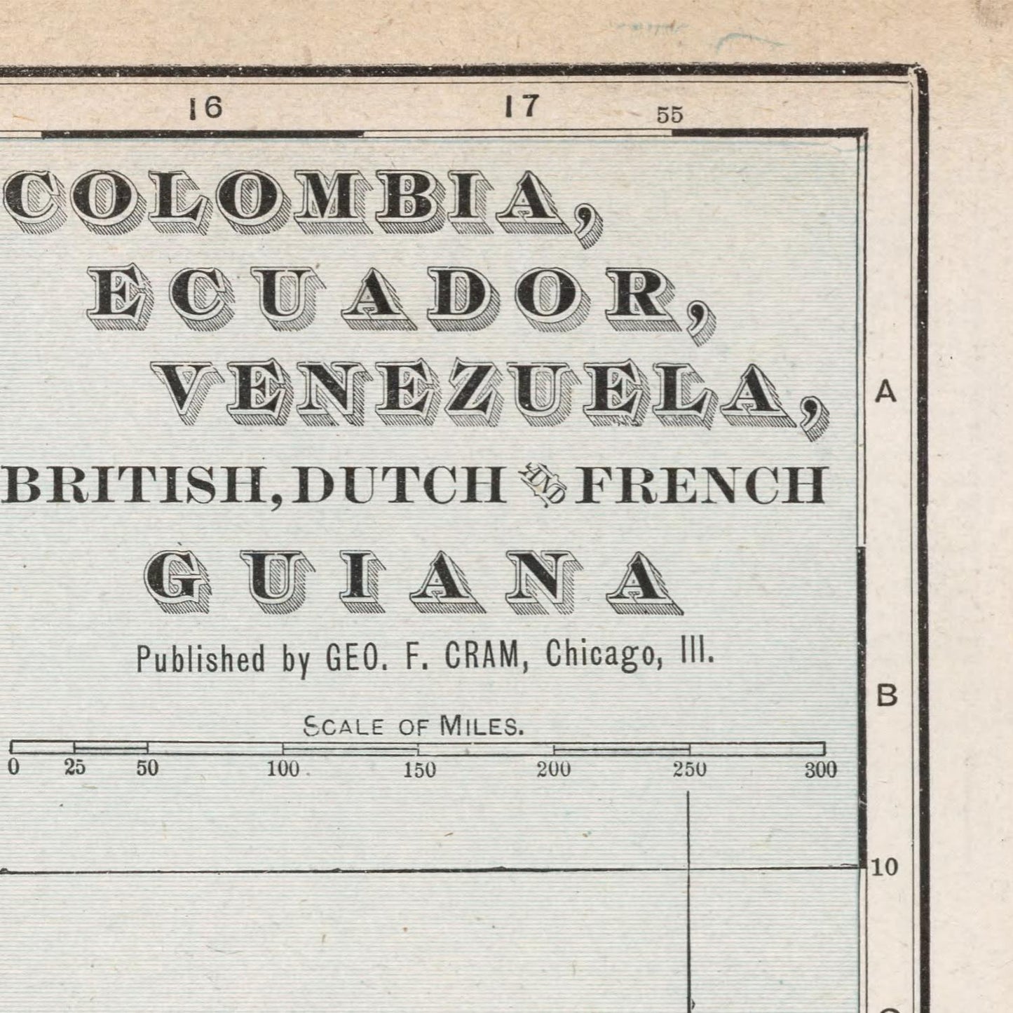 detail of the map from the top right corner
