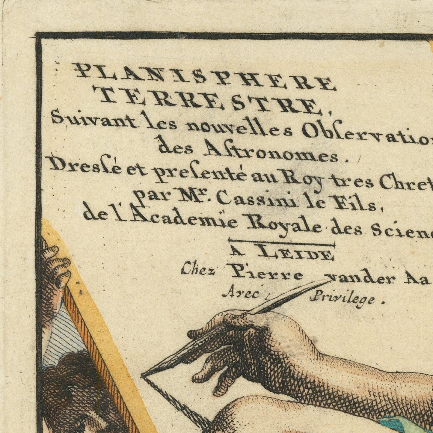 detail of the map from the top left corner
