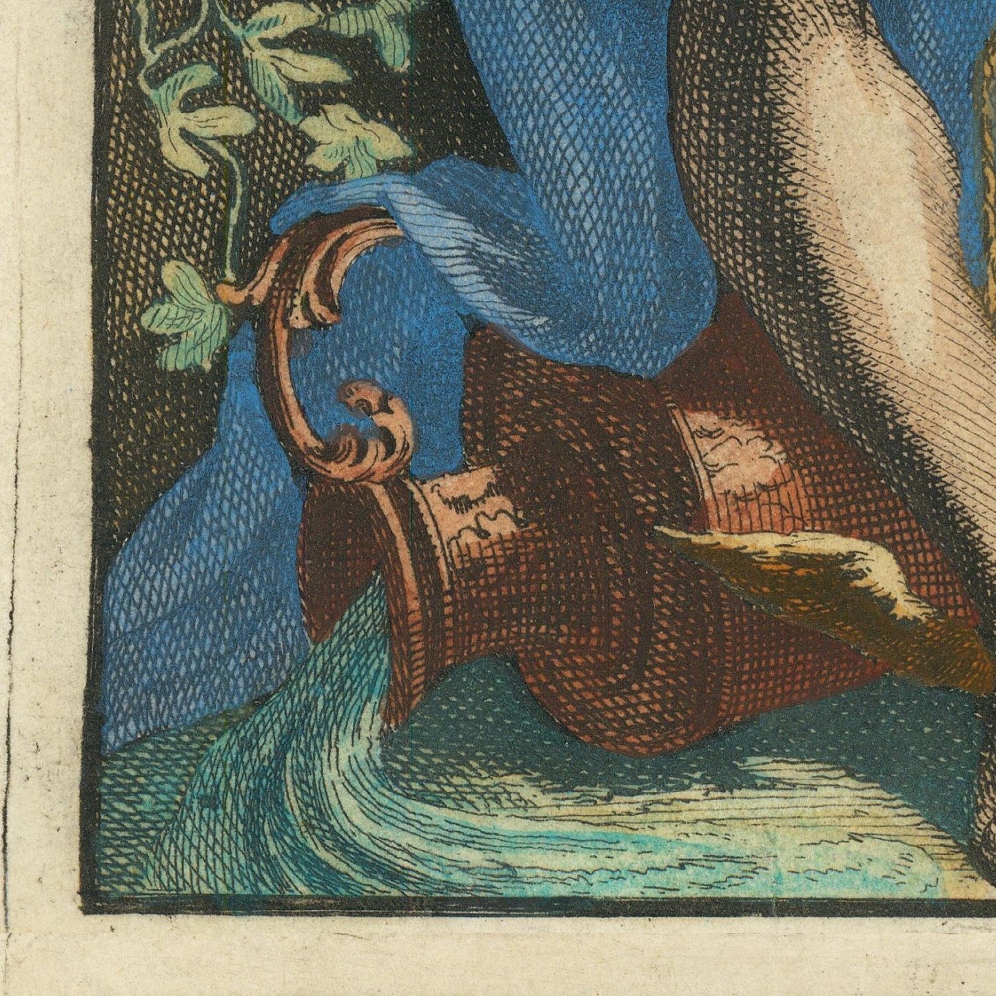 detail of the map from the bottom left corner
