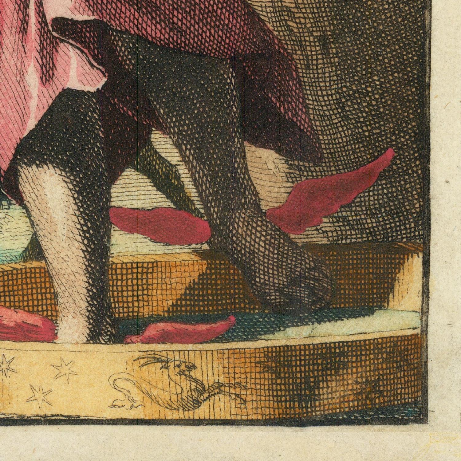 detail of the map from the bottom right corner
